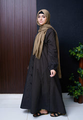Lawn Abaya - Lightweight Stripes