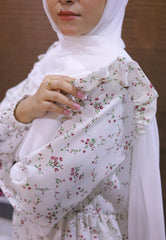 Meadow Bloom Tiered Abaya