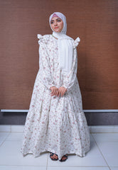 Meadow Bloom Tiered Abaya