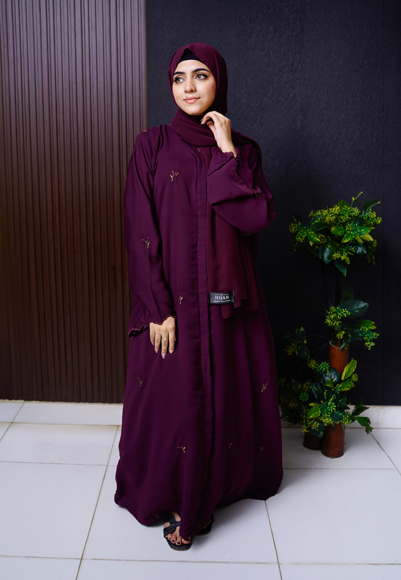 Mulberry Bloom Abaya