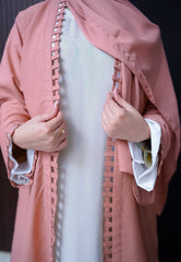 Dusty Rose - Kimono Abaya