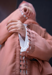 Dusty Rose - Kimono Abaya