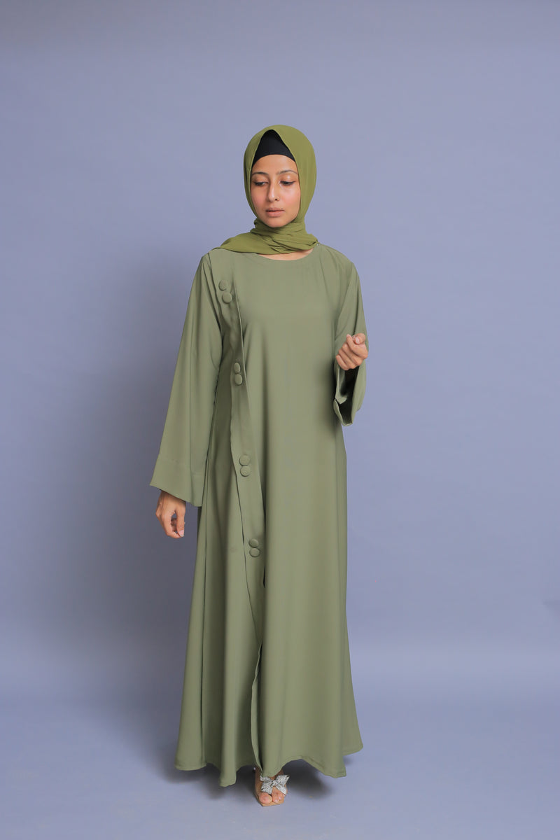 Hana Olive abaya
