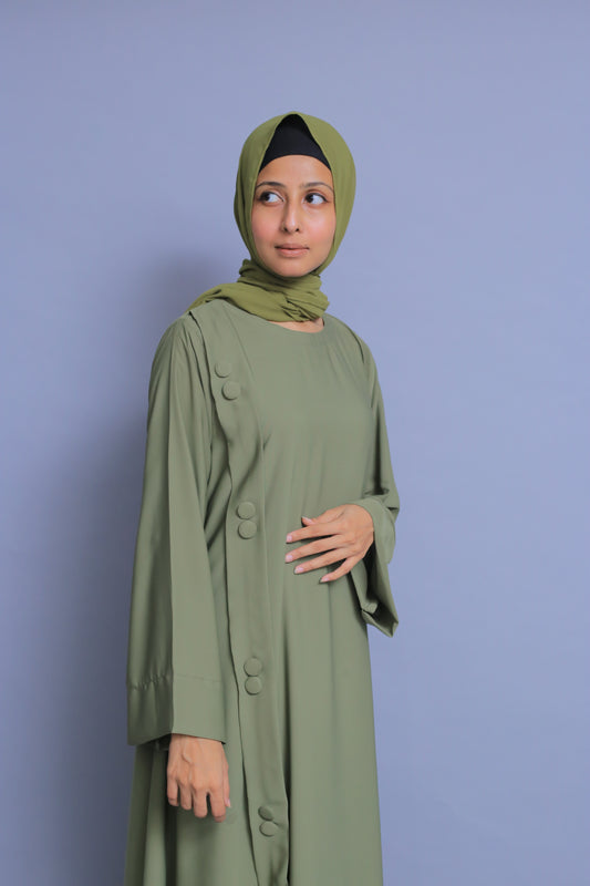 Hana Olive abaya