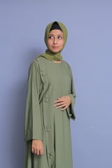 Hana Olive abaya