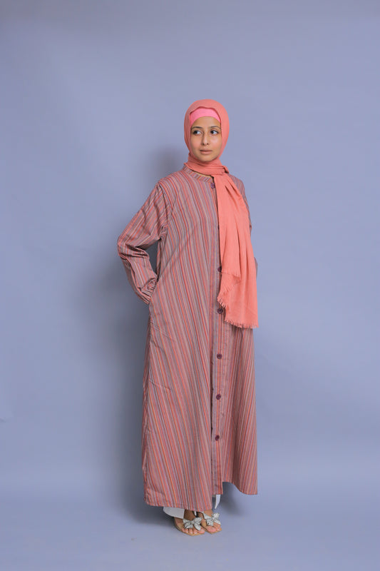 Safiya Stripe Abaya