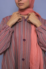 Safiya Stripe Abaya