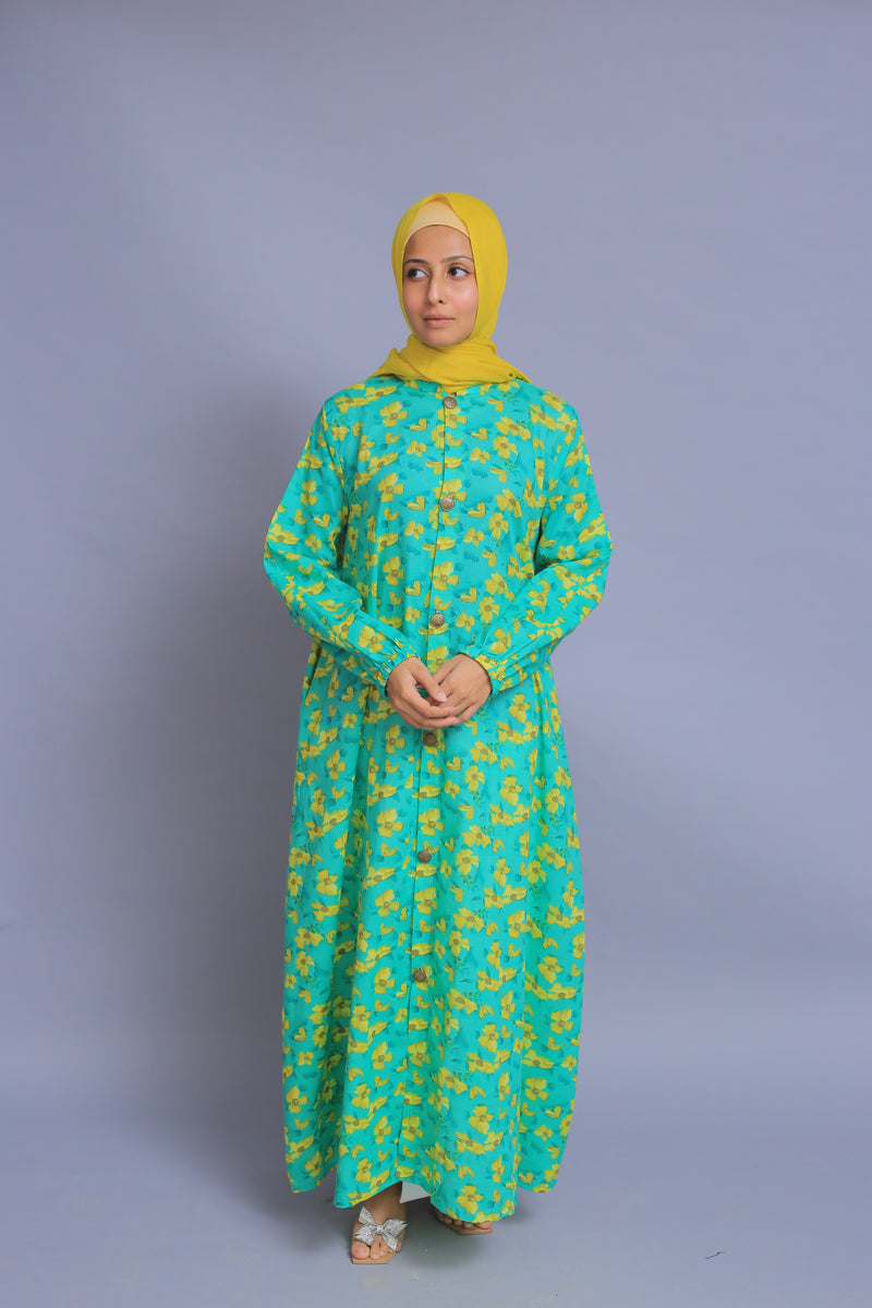 Noor Flower Abaya
