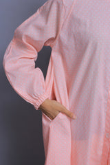 Pink Polka Dot Abaya