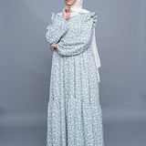 Dream Floral Printed Abaya