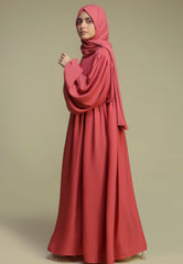 Princess Abaya - Salmon Pink