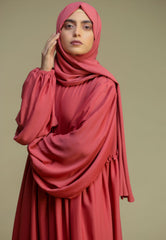 Princess Abaya - Salmon Pink