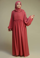 Princess Abaya - Salmon Pink