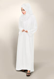 Abaya Inner Dress - White