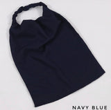 Elastic Half Niqab - Navy Blue