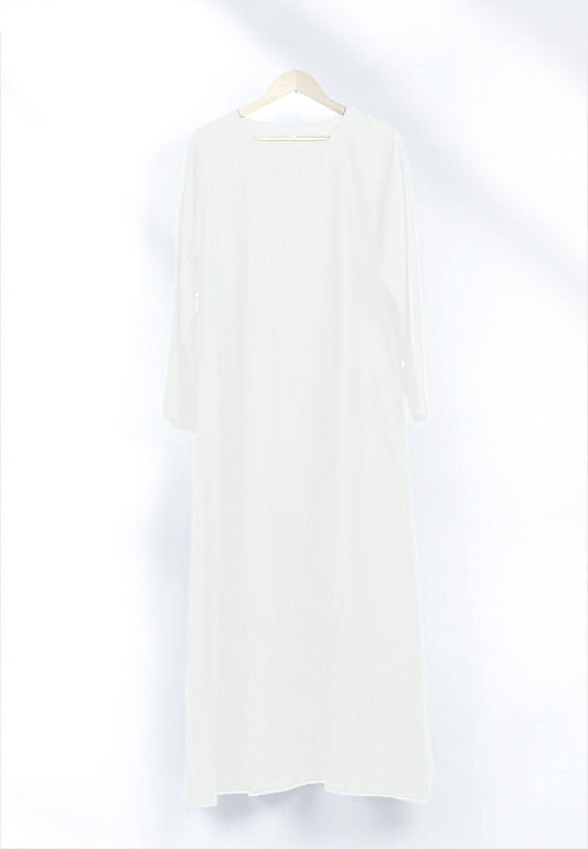 Abaya Inner Dress - White