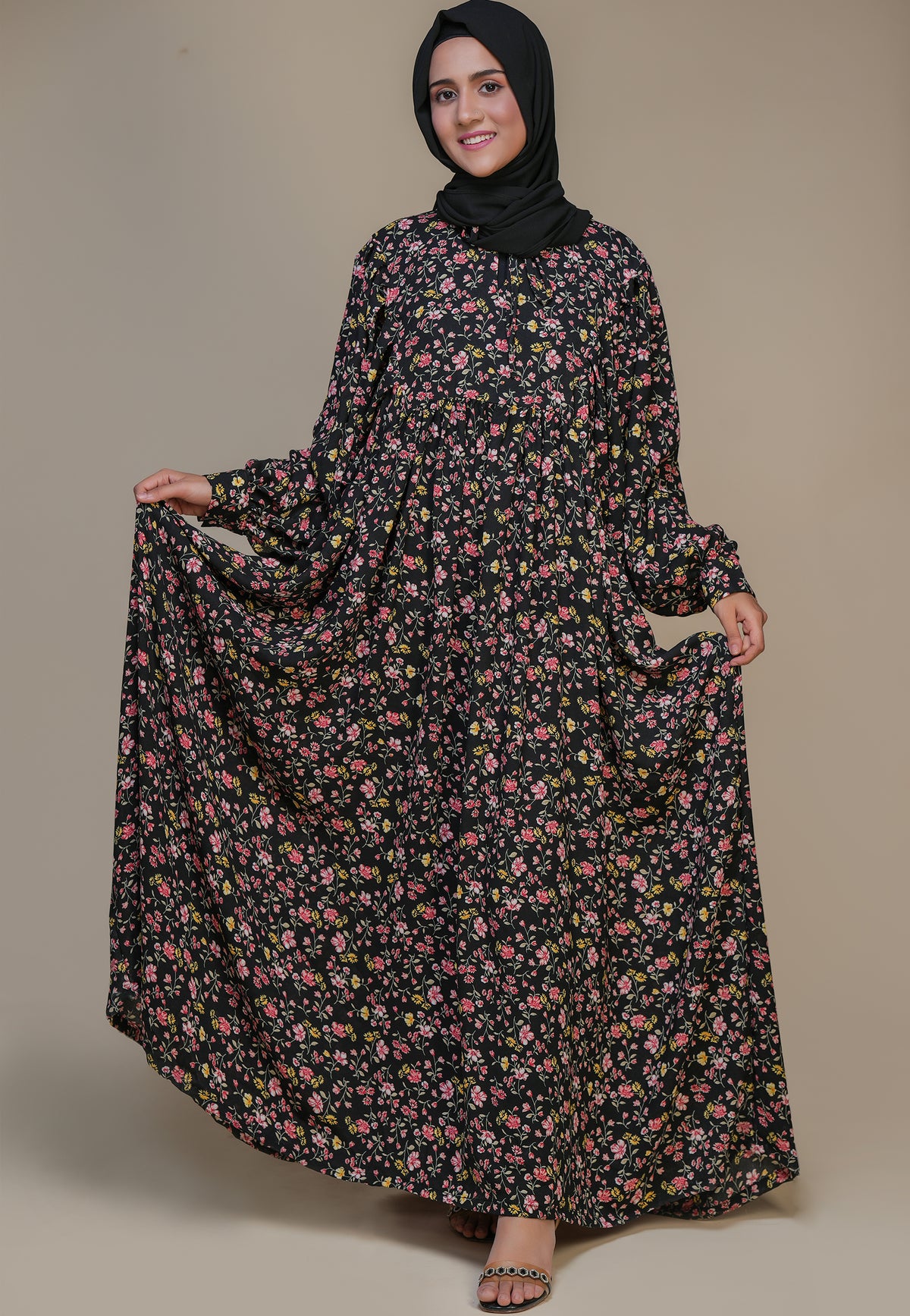 Lunar Rose Abaya