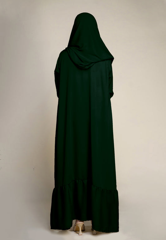 Meadow Abaya - Dark Green