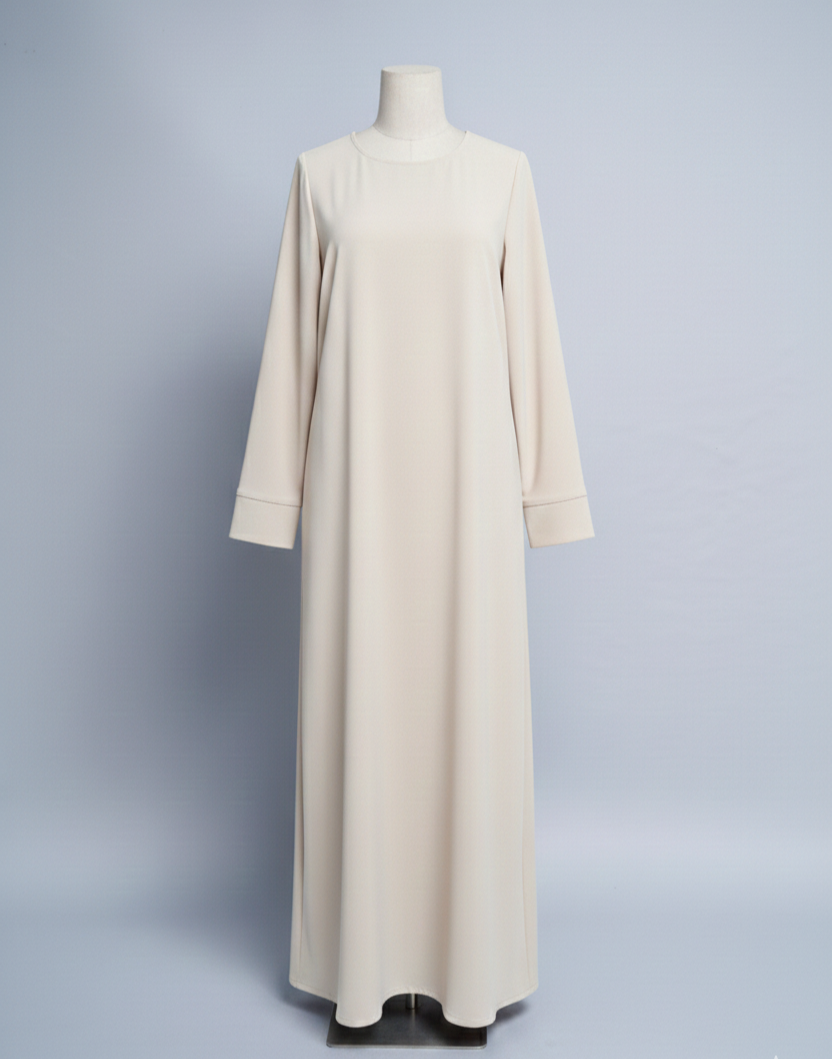 Abaya Inner Dress - Beige