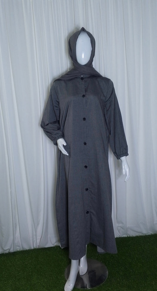 The Slate Abaya