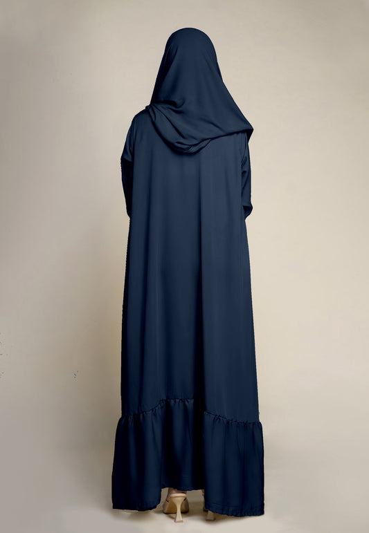 Meadow Abaya - Navy Blue