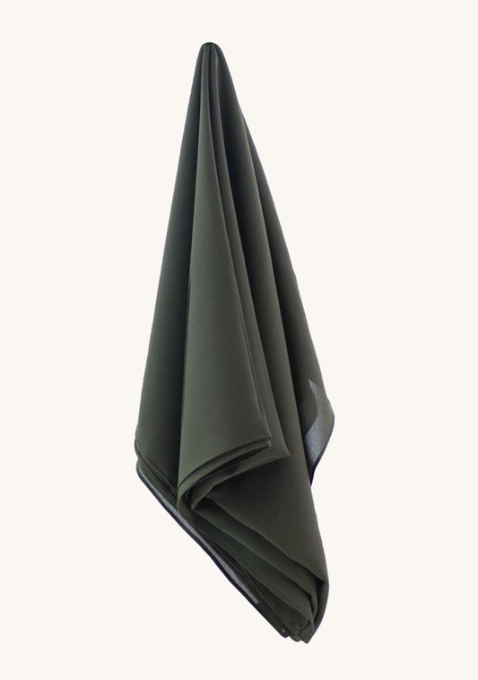 Premium Georgette Hijab - Olive Green