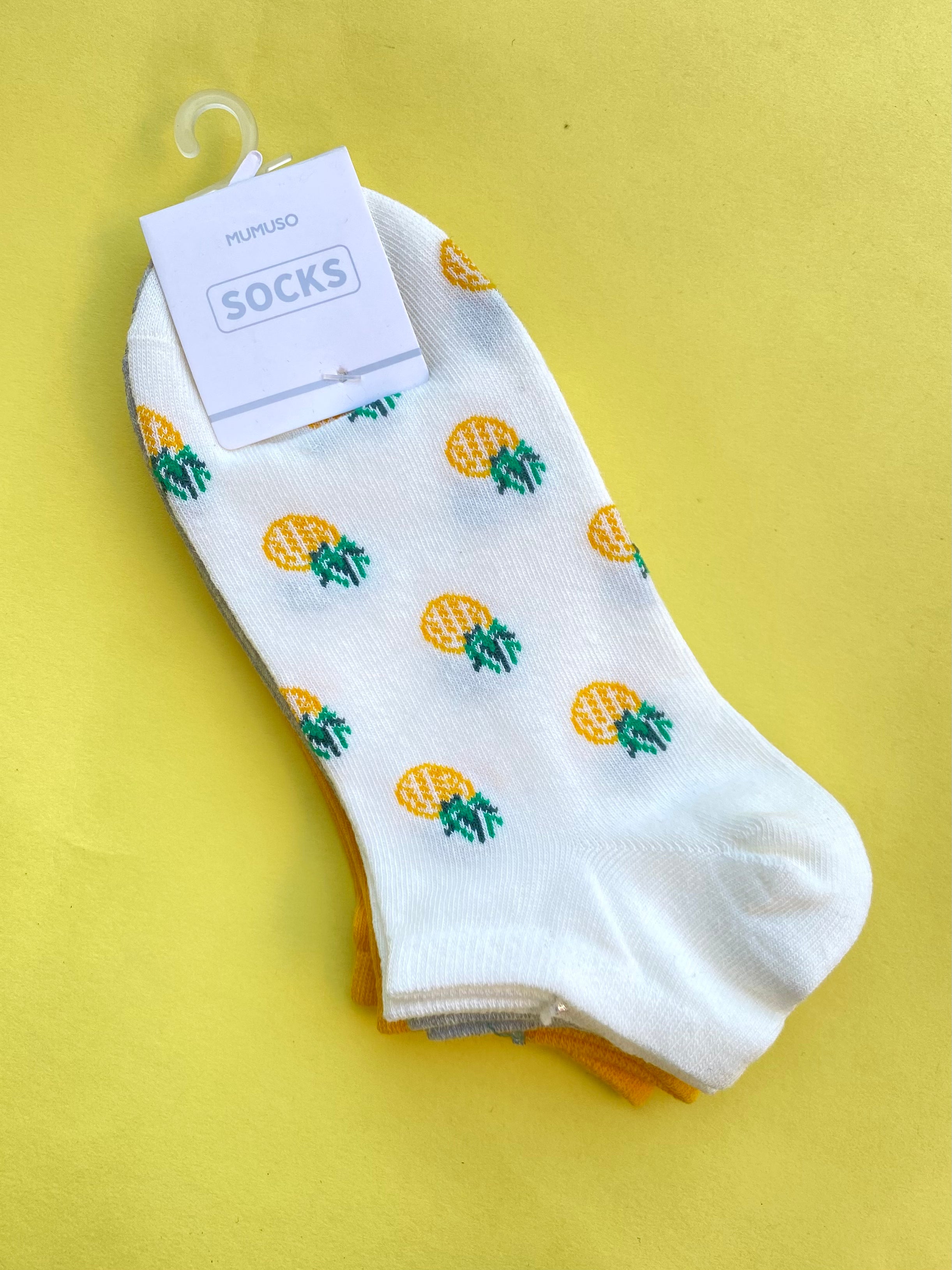 Pineapple Socks - Pack of 3