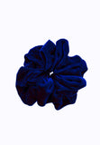 Volumizing Velvet Scrunchie - Navy Blue