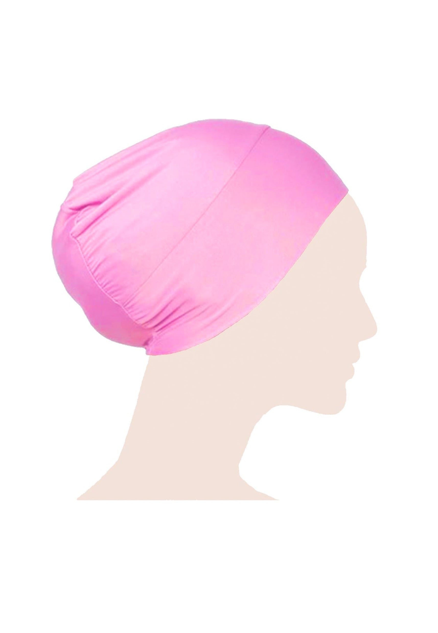 Round Hijab Cap - Tea Pink