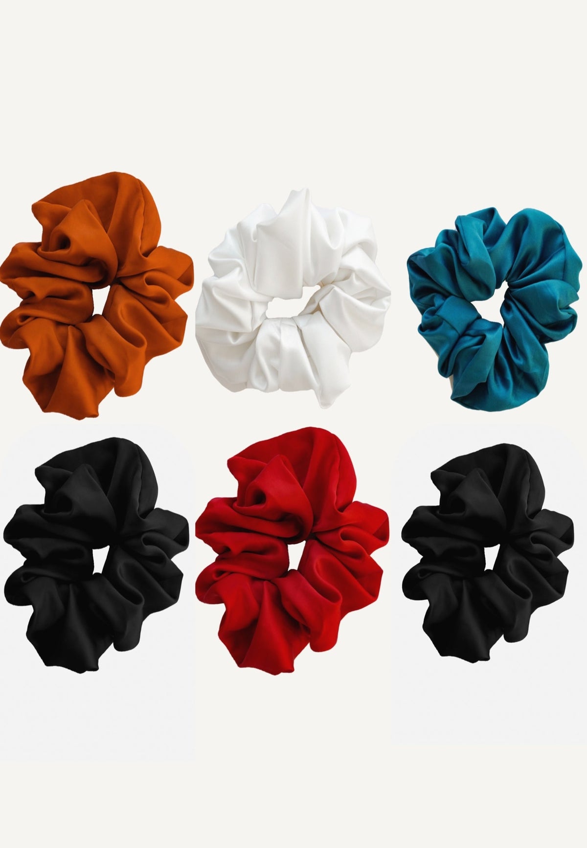 Silk Scrunchie Bundle - Set of 3