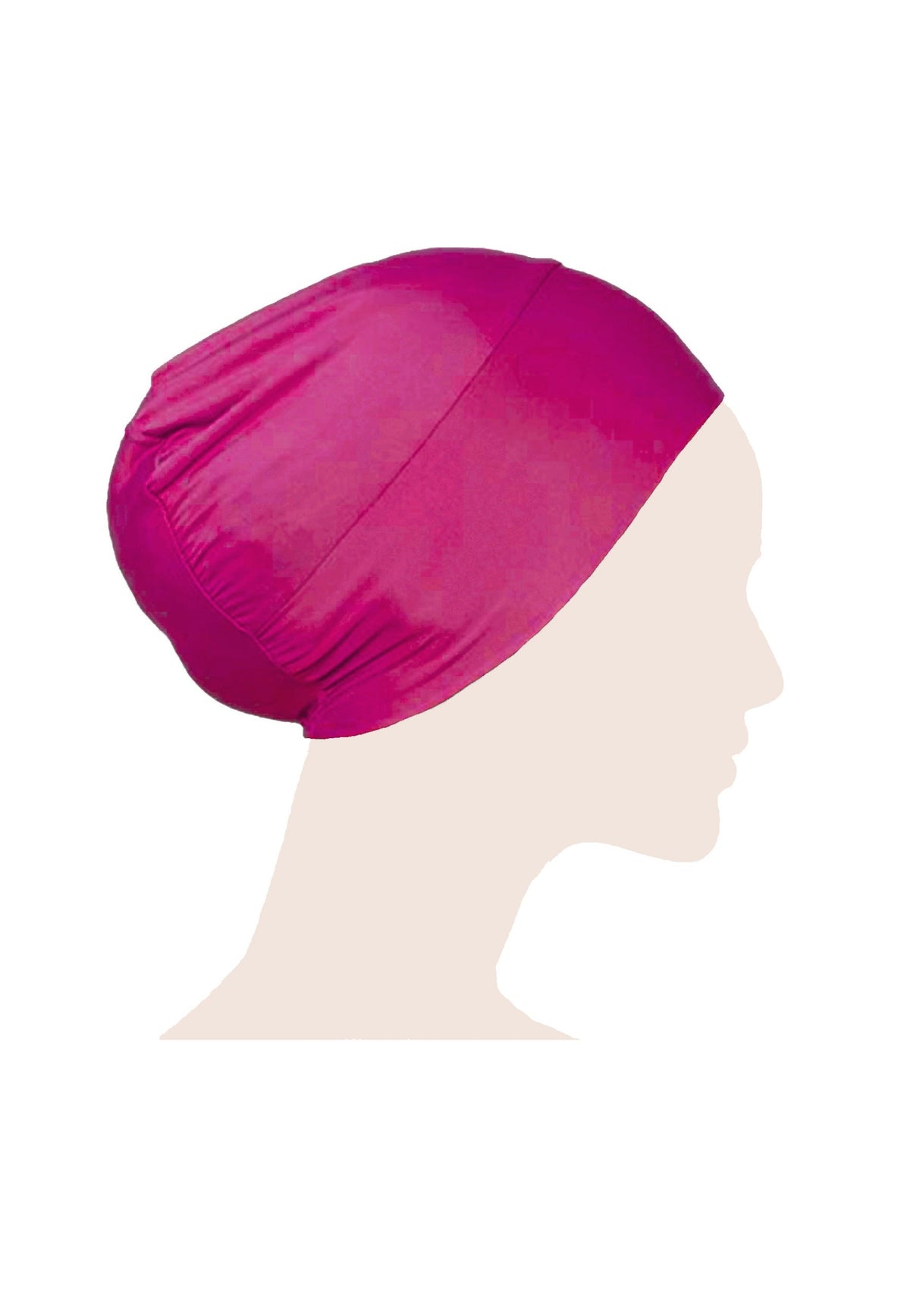 Round Hijab Cap - Hot Pink