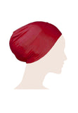 Round Hijab Cap - Red