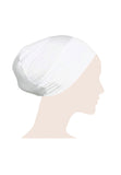 Round Hijab Cap - White